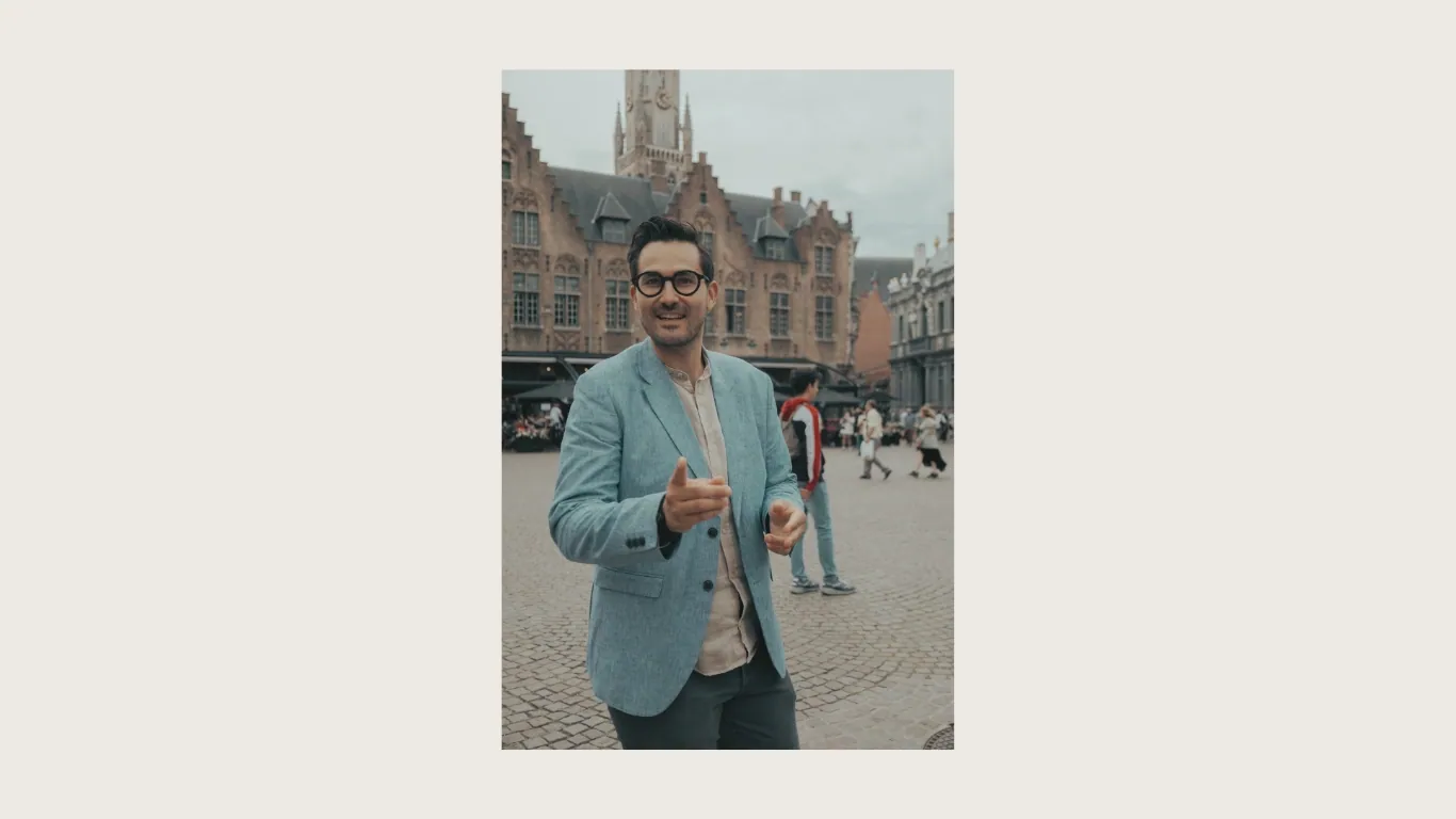 Bruges market square